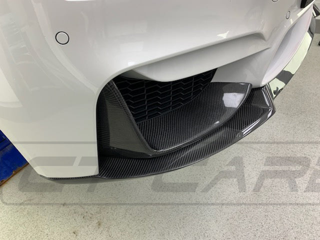 Load image into Gallery viewer, BMW M3/M4 (F80 F82 F83) CARBON CANARDS / SPLITTERS - MP STYLE - CT Carbon
