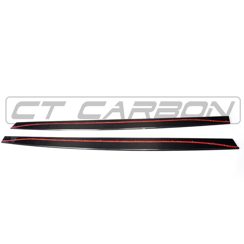 Load image into Gallery viewer, BMW M3/M4 (F80 F82 F83) CARBON FIBRE SIDE SKIRTS - MP STYLE
